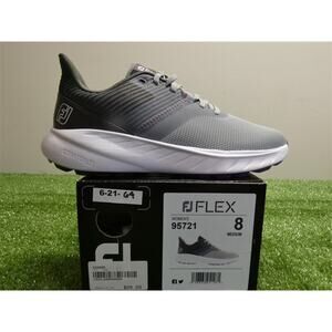 FootJoy Flex Womens Ladies Golf Shoes Size 8 M Grey #95721 NEW